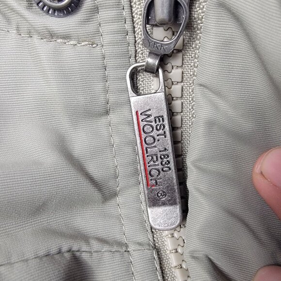 Woolrich Mens Large Gray Barn Field Jacket Full Zip Outdoors Casual Comfort - Picture 5 of 9